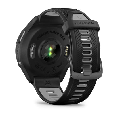 Forerunner 965 Black/Powder Gray Silicone Band